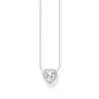 Thomas Sabo KE2280-051-14-L45V ezüst nyaklánc ékszer  Halo-medál in szív alak 40-45 cm női Lánc