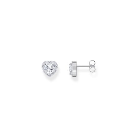 Thomas Sabo H2305-051-14 ezüst Halo-Ear díszgomb in szív alak 9,0 mm női fülbevaló