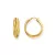 Thomas Sabo CR738-413-39 Bold - arany-bevonatú karika fülbevaló ékszer 27,0 mm Intertwined design női fülbevaló
