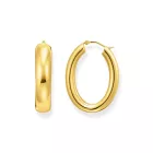 Thomas Sabo CR739-413-39 Bold - arany-bevonatú Chunky karika fülbevaló ékszer 34,2 mm női fülbevaló