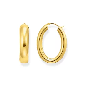   Thomas Sabo CR739-413-39 Bold - arany-bevonatú Chunky karika fülbevaló ékszer 34,2 mm női fülbevaló