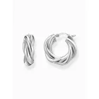 Thomas Sabo CR742-001-41 Bold - ezüst karika fülbevaló ékszer 20,0 mm Intertwined design női fülbevaló