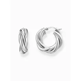   Thomas Sabo CR742-001-41 Bold - ezüst karika fülbevaló ékszer 20,0 mm Intertwined design női fülbevaló