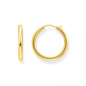   Thomas Sabo CR745-413-39 Bold - arany-bevonatú karika fülbevaló ékszer 26,8 mm női fülbevaló