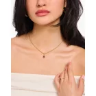 Thomas Sabo KE2294-995-10-L45V arany-bevonatú nyaklánc ékszer  piros Vintage románc medál női Lánc