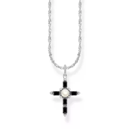 Thomas Sabo KE2296-167-11-L45V ezüst nyaklánc ékszer  Cross medál Cross románc női Lánc