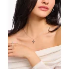 Thomas Sabo KE2296-167-11-L45V ezüst nyaklánc ékszer  Cross medál Cross románc női Lánc