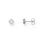 Thomas Sabo H2311-051-14 ezüst pötty fülbevaló ékszer  fehér kő női fülbevaló