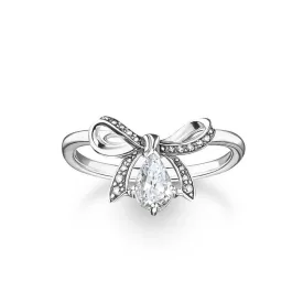   Thomas Sabo TR2481-643-14-56 ezüst gyűrű  Bow női gyűrű