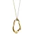 Thomas Sabo KE2319-413-39-L70 nyaklánc ékszer + medál természetes Beauty arany-bevonatú női Lánc
