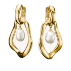 Thomas Sabo H2321-430-14 karika fülbevaló ékszer  pearls-medál természetes Beauty arany-bevonatú női fülbevaló