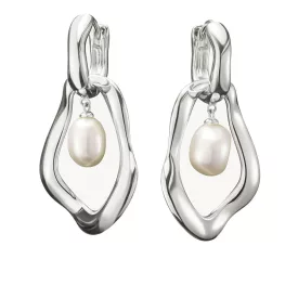   Thomas Sabo H2321-082-14 karika fülbevaló ékszer  pearls-medál természetes Beauty ezüst női fülbevaló