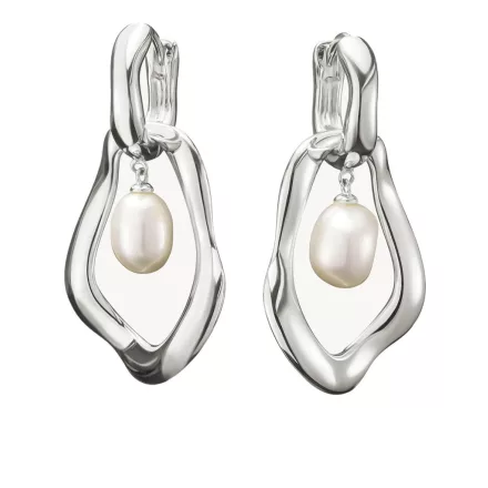 Thomas Sabo H2321-082-14 karika fülbevaló ékszer  pearls-medál természetes Beauty ezüst női fülbevaló