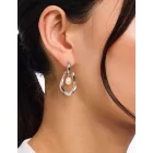 Thomas Sabo H2321-082-14 karika fülbevaló ékszer  pearls-medál természetes Beauty ezüst női fülbevaló