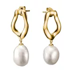 Thomas Sabo H2322-430-14 fülbevaló ékszer  Gyöngy természetes Beauty arany-bevonatú női fülbevaló