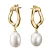 Thomas Sabo H2322-430-14 fülbevaló ékszer  Gyöngy természetes Beauty arany-bevonatú női fülbevaló