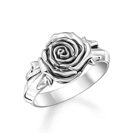   Thomas Sabo TR2487-637-21-54 gyűrű midnight rózsa ezüst női gyűrű
