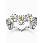 Thomas Sabo TR2337-051-4-56 gyűrű - flower  Kövek ezüst női gyűrű