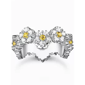   Thomas Sabo TR2337-051-4-56 gyűrű - flower  Kövek ezüst női gyűrű