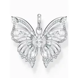   Thomas Sabo PE984-051-14 charms - pillangó  Kövek ezüst női medál