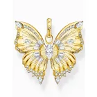 Thomas Sabo PE984-414-14 charms - pillangó  Kövek arany bevonatú női medál