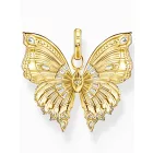 Thomas Sabo PE984-414-14 charms - pillangó  Kövek arany bevonatú női medál