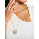 Thomas Sabo PE984-414-14 charms - pillangó  Kövek arany bevonatú női medál
