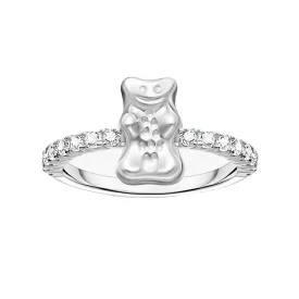   Thomas Sabo TR2504-051-14-56 gyűrű  Haribo arany Bear és Kövek ezüst női gyűrű