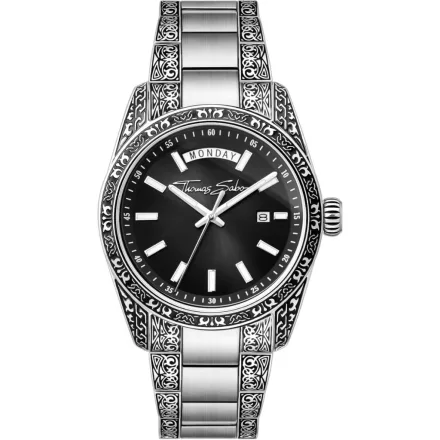 Thomas Sabo WA0438-201-203 férfi óra karóra Rebel At szív Revive 40mm 5ATM  karóra