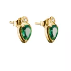 Thomas Sabo H2333-971-6 pötty fülbevaló ékszer Drop Elyndra arany-bevonatú 12,0 mm női fülbevaló