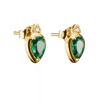 Thomas Sabo H2333-971-6 pötty fülbevaló ékszer Drop Elyndra arany-bevonatú 12,0 mm női fülbevaló