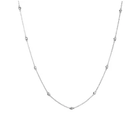   Thomas Sabo KE2340-051-14-L50V nyaklánc ékszer fehér cirkónia Kövek ezüst női Lánc