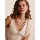 Thomas Sabo KE2366-405-17-L45V nyaklánc ékszer Octagon  i ation türkiz Elyndra ezüst női Lánc