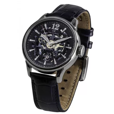 Carl  Zeyten CVZ0051BL férfi óra karóra Enz automata 40mm 5ATM karóra