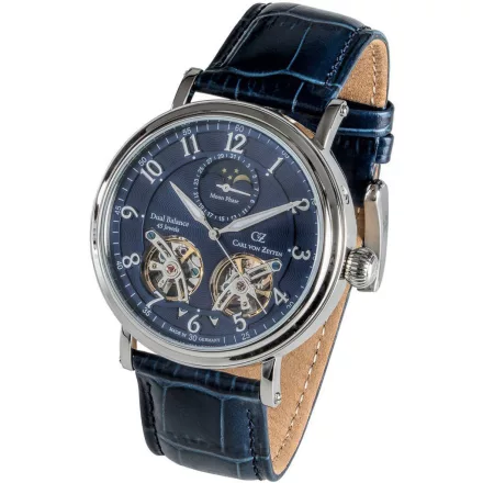 Carl  Zeyten CVZ0054BLS Murg Holdfázis automata férfi óra karóra 46mm 5ATM karóra