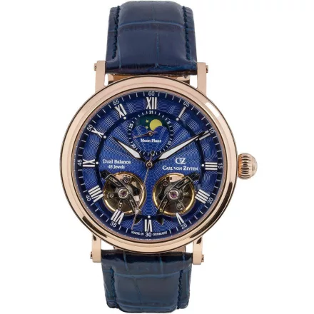 Carl  Zeyten CVZ0054RBSR Murg Holdfázis automata férfi óra karóra 46mm 5ATM karóra