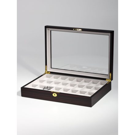 Rothenschild óra karóra doboz RS-1087-24E for 24 Ebony Watchbox