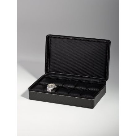 Rothenschild óra karóra Showcase RS-3250-10BL for 10 carbon Watchbox