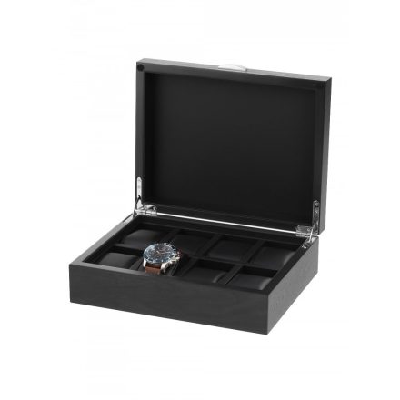 Rothenschild óra karóra doboz RS-2376-8BL For 8 fekete Watchbox