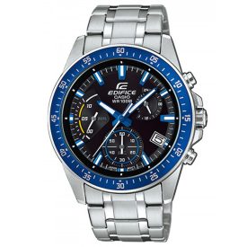   CASIO EFV-540D-1A2VUEF EDIFICE Kronográf Óra 45mm 10 ATM karóra