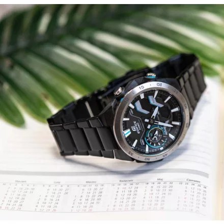 Casio ECB-2200DD-1AEF Edifice Solar férfi óra karóra 48mm 10ATM karóra