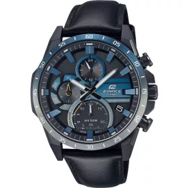   Casio EQS-940NL-1AVUEF férfi óra karóra Edifice Nighttime drive Kronográf Óra Solar 50mm 10ATM  karóra