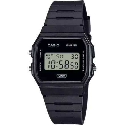 Casio F-91WB-1AEF férfi óra karóra Timeless Collection 35mm 1ATM  karóra