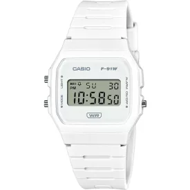   Casio F-91WB-7AEF férfi óra karóra Timeless Collection 35mm 1ATM  karóra