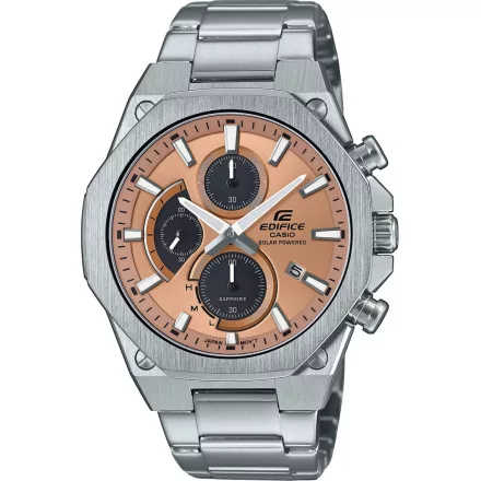 Casio EFS-S570D-5AUEF férfi óra karóra Edifice Kronográf Óra Solar 44mm 10ATM  karóra