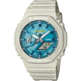   Casio GA-2100AS-5AER férfi óra karóra G-Shock klasszikus 45mm 20ATM  karóra