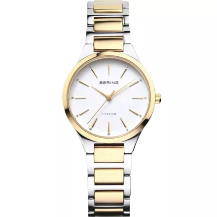 Bering 15630-701 klasszikus Titanium női óra karóra 30mm 10ATM karóra