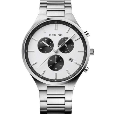 Bering 11743-704 klasszikus Titanium Kronográf Óra férfi karóra 40mm 5ATM