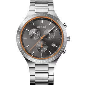   Bering 11743-709 klasszikus Titanium Kronográf Óra férfi óra karóra 40mm 5ATM karóra