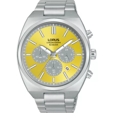 Lorus RT367KX9 férfi óra karóra Kronográf Óra 43mm 10ATM  karóra